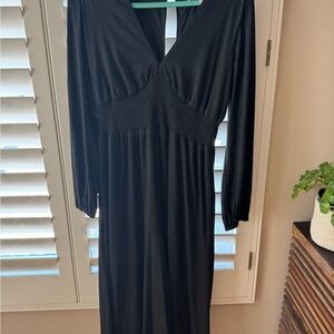 Anthropologie Hutch Black Jumpsuit with pockets